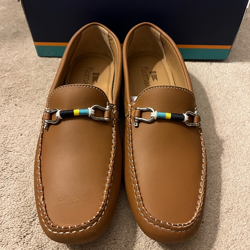 Riomar Deck Driver Shoes (tan) size 12